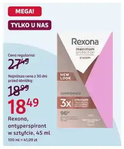 Rossmann Rexona, antyperspirant w sztyfcie oferta