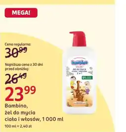 Rossmann Bambino, żel do mycia ciała i włosów oferta