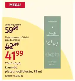 Rossmann Your Kaya, krem do pielęgnacji biustu oferta