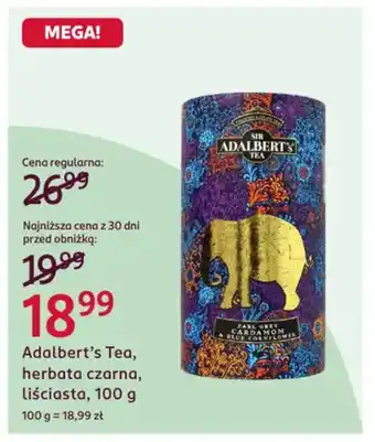 Rossmann Adalbert's Tea, herbata czarna, liściasta oferta