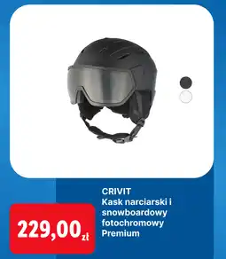Lidl CRIVIT Kask narciarski i snowboardowy fotochromowy Premium oferta