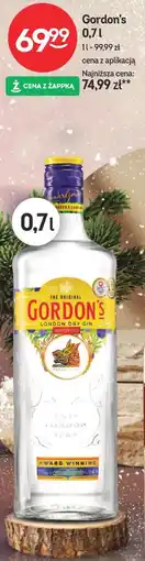 Żabka Gordon's 0,7l oferta