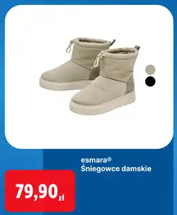 Lidl esmera Śniegowce damskie oferta