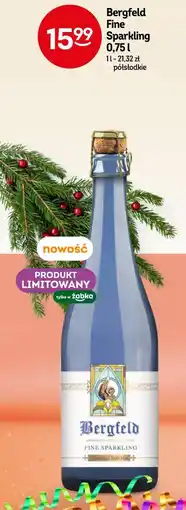 Żabka Bergfeld Fine Sparkling 0,75 l oferta