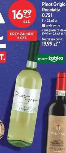 Żabka Pinot Grigio Rocciata 0,75 l oferta