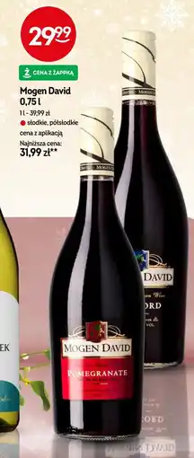 Żabka Mogen David 0,75 l oferta