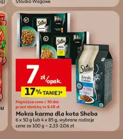 Auchan Mokra karma dla kota Sheba oferta