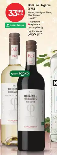Żabka B&G Bio Organic 0.75l (Merlot, Sauvignon Blanc, Chardonnay) oferta