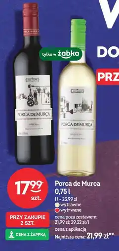 Żabka Porca de Murca 0,75 l oferta