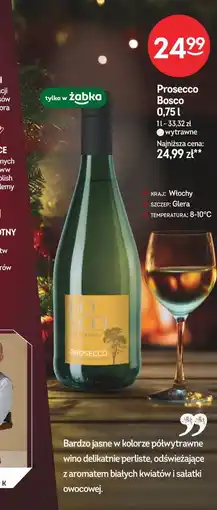 Żabka Prosecco Bosco 0,75 l oferta