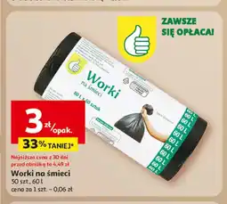 Auchan Worki na śmieci oferta