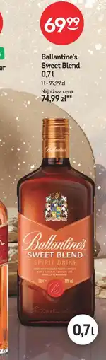 Żabka Ballantine’s Sweet Blend 0,7l oferta