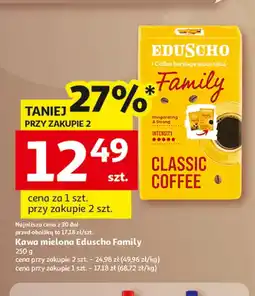 Auchan Kawa mielona Eduscho Family 250g oferta