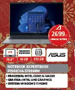 Alsen ASUS Notebook Expertbook P1503CVA-S7086W oferta