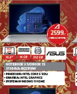 Alsen ASUS Notebook Vivobook 15 X1504VA-BQ291W oferta