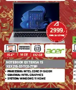 Alsen Acer Notebook Extensa 15 oferta