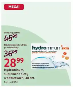 Rossmann Hydrominum, suplement diety w tabletkach oferta