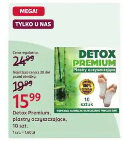 Rossmann Detox Premium, plastry oczyszczające oferta