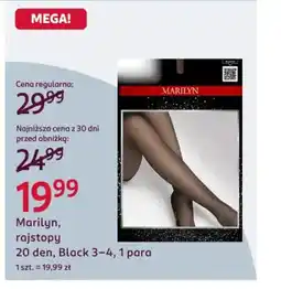 Rossmann Marilyn, rajstopy 20 den, Black 3-4 oferta