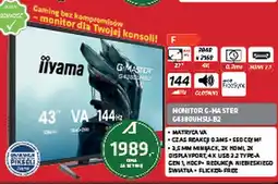 Alsen iiyama Monitor G-Master G4380UHSU-B2 oferta