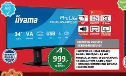 Alsen Iiyama Monitor ProLite XCB3494WQSU oferta