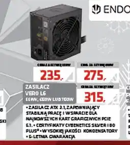 Alsen Endorfy Zasilacz Vero L6 oferta