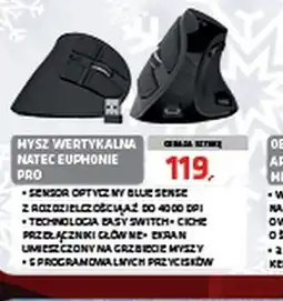 Alsen NATEC Mysz wertykalna Euphonię Pro oferta