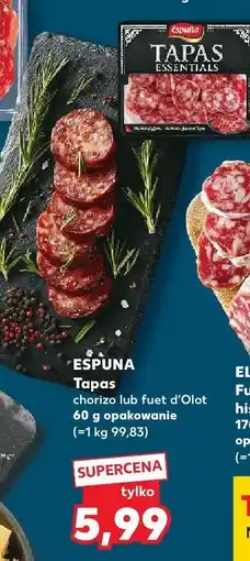 Kaufland Tapas szynka, oliwki, ser oferta