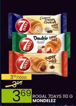 Wafelek Rogale 7 Days 110g Mondelez - Super Max oferta