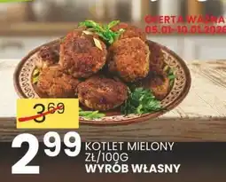 Wafelek Kotlet mielony Wyrób własny oferta