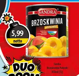 DUO-TES Sandra Brzoskwinie Połówki Levant oferta