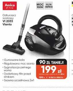 Max Elektro Odkurzacz workowy Amica VI 2033 Viento oferta