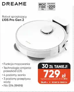 Max Elektro Robot sprzątający Dreame L10S Pro Gen 2 oferta