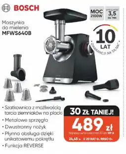 Max Elektro Bosch Maszynka do mielenia MFWS640B oferta