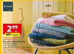 Auchan Ręcznik 70 x 140 cm Actuel oferta