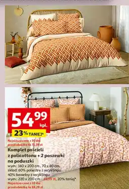 Auchan Komplet pościeli 220 x 200 cm oferta