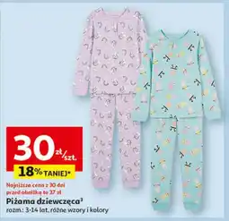 Auchan Piżama dziewczęca 3-14 lat oferta