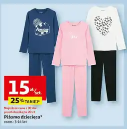 Auchan Piżama dziecięca 3-14 lat oferta