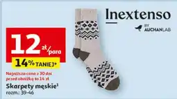 Auchan Skarpety męskie 39-46 Inextenso By Auchan oferta