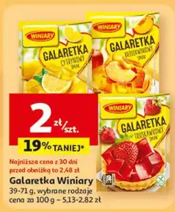 Auchan Galaretka truskawkowa Winiary oferta