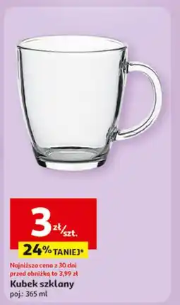 Auchan Kubek szklany 365 ml oferta