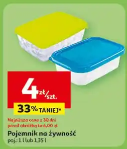 Auchan Pojemnik do żywności rukola 1.35 l oferta