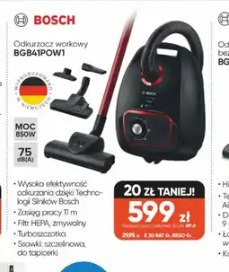 Max Elektro Bosch Odkurzacz workowy BGB41POW1 oferta