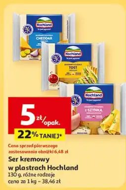 Auchan Ser topiony z szynką Hochland oferta