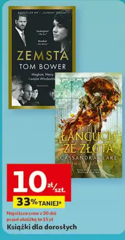 Auchan Cassandra clare łańcuch ze złota oferta