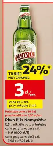 Auchan Piwo Namysłów Pils oferta