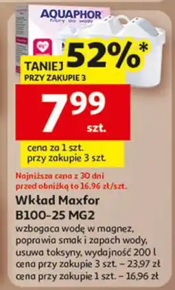 Auchan Wkład b100-25 maxfor Aquaphor oferta