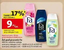 Auchan Żel pod prysznic sport Fa Men oferta