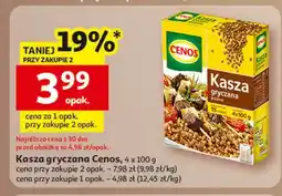 Auchan Kasza gryczana prażona Cenos oferta