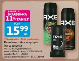Auchan Antyperspirant Axe Leather & Cookies oferta
